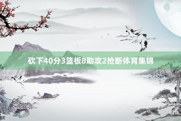 砍下40分3篮板8助攻2抢断体育集锦