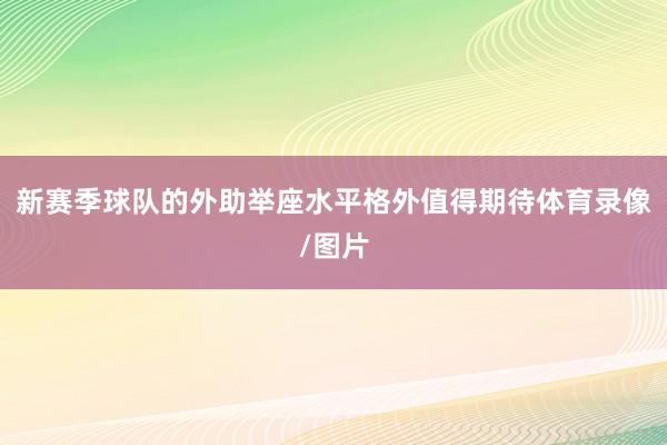 新赛季球队的外助举座水平格外值得期待体育录像/图片
