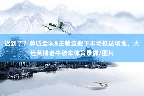 迟到了？蓉城全队&主裁边裁下半场抵达场地，大连英博老牛破车体育录像/图片