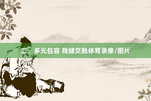 二.多元包容 残健交融体育录像/图片