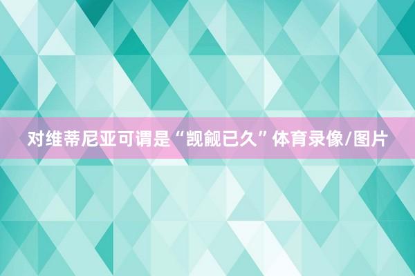对维蒂尼亚可谓是“觊觎已久”体育录像/图片