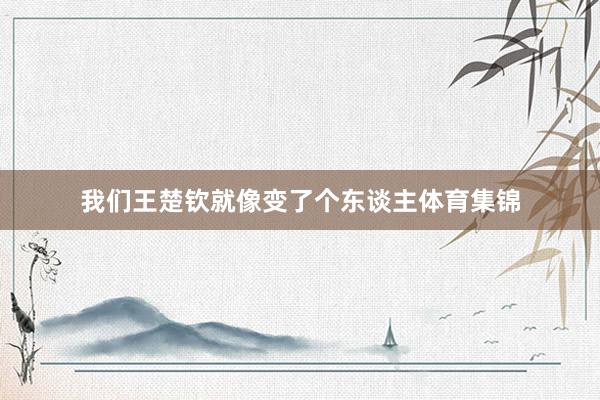 我们王楚钦就像变了个东谈主体育集锦