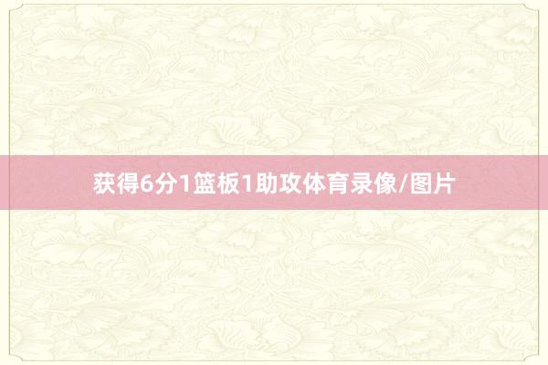 获得6分1篮板1助攻体育录像/图片