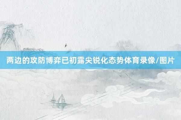两边的攻防博弈已初露尖锐化态势体育录像/图片