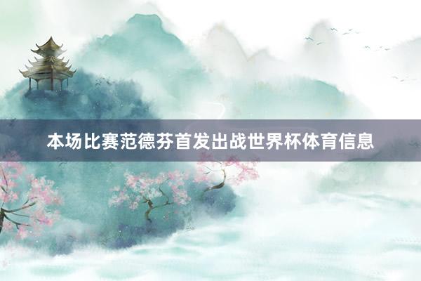 本场比赛范德芬首发出战世界杯体育信息
