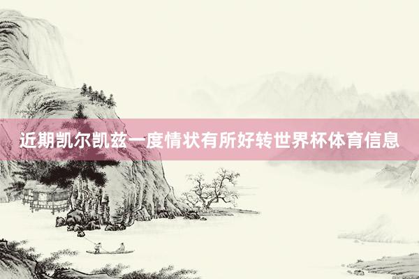 近期凯尔凯兹一度情状有所好转世界杯体育信息