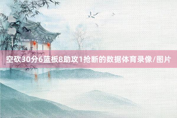 空砍30分6篮板8助攻1抢断的数据体育录像/图片