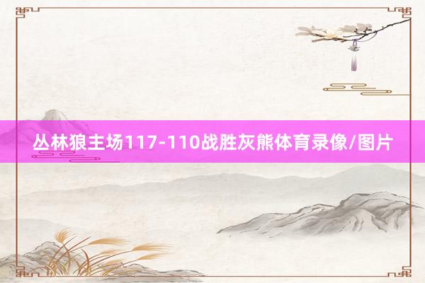 丛林狼主场117-110战胜灰熊体育录像/图片