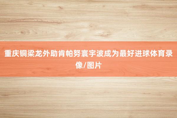 重庆铜梁龙外助肯帕努寰宇波成为最好进球体育录像/图片