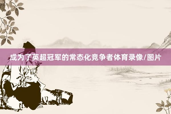 成为了英超冠军的常态化竞争者体育录像/图片