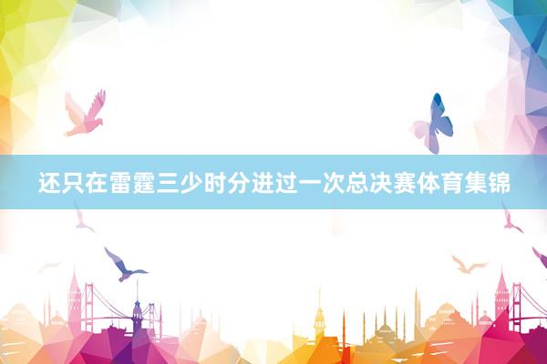 还只在雷霆三少时分进过一次总决赛体育集锦