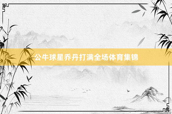 公牛球星乔丹打满全场体育集锦